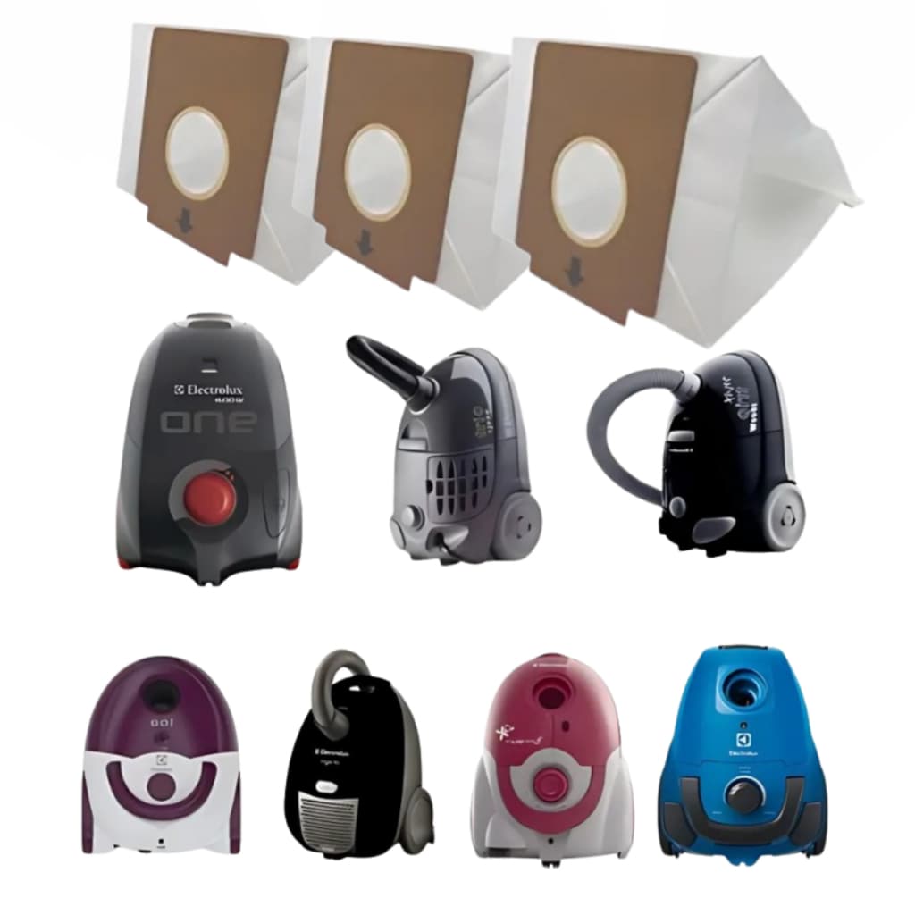 Kit 3 Sacos Filtro Aspirador Modelo Trio One Sonic Max Trio Go Ingenio Twenty  Descártavel