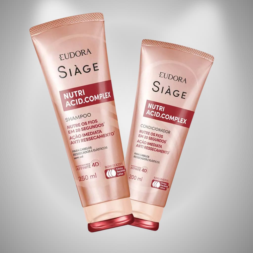 SIÁGE - Shampoo 250ml + Condicionador 200ml - Nutri Acid.Complex