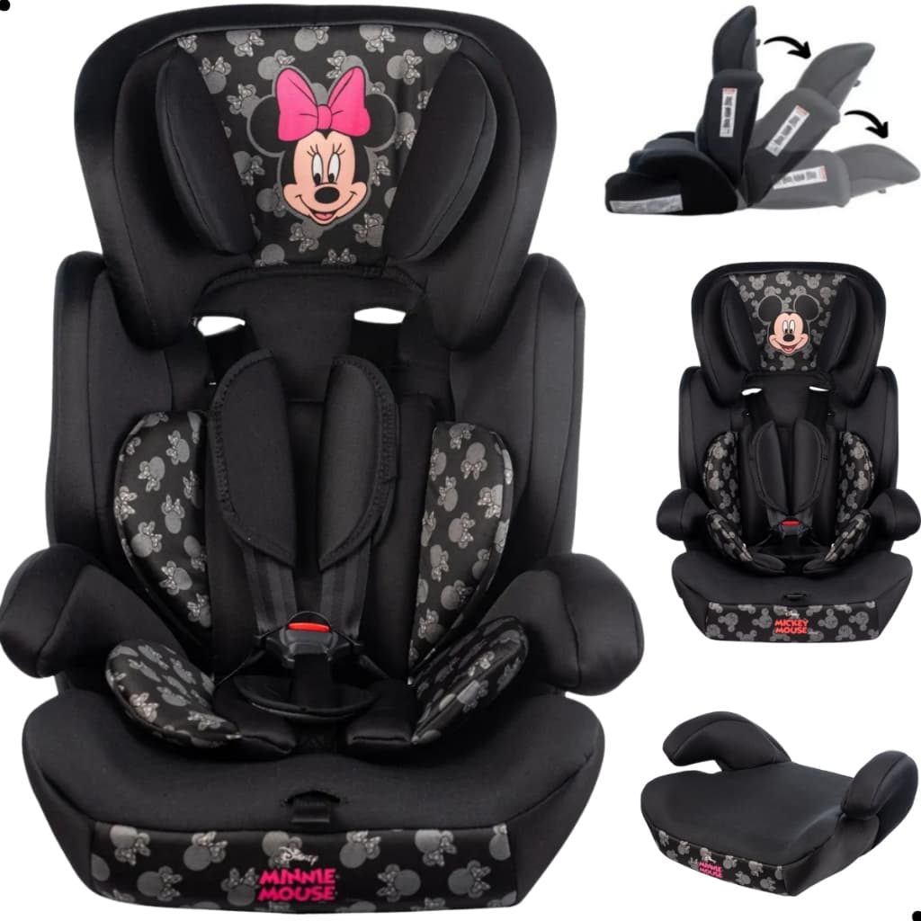 Cadeira para Auto Infantil 9 a 36kg Reclinável com Cinto 5 Pontos Vira Assento Booster Inmetro