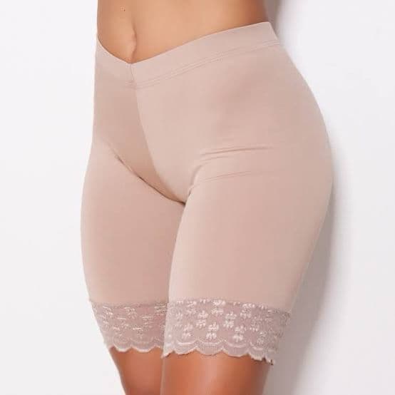 Kit 2 Short Anágua Com Renda Short Segunda Pele Para Usar Com Vestido Feminino Promoçao
