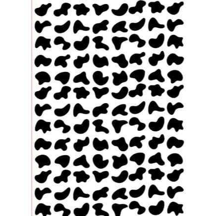 🐄 Adesivo Vinil Manchinhas de Vaquinha – Cartela com 104 Unidades