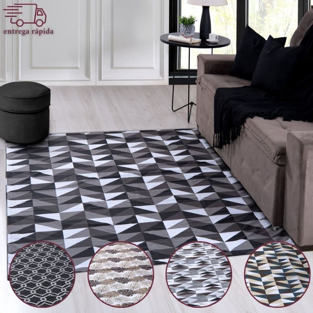 Tapete Sala Quarto 2.00x1.40 Antiderrapante