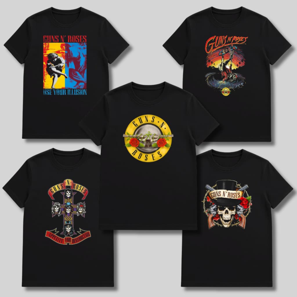 Camiseta Guns N Roses Banda Rock 100% Algodão