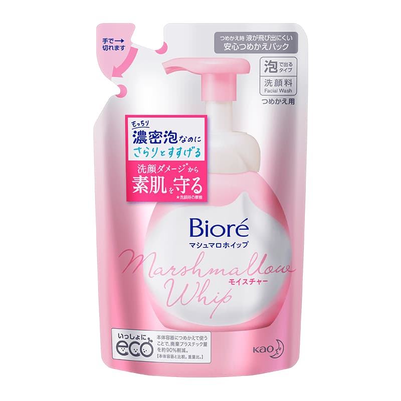 Bioré Marshmallow Whip Moisture Refil Sabonete Facial 130ml