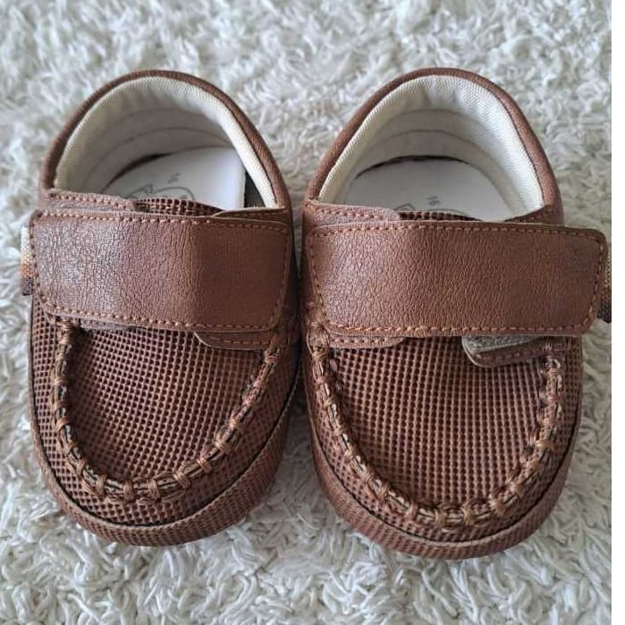 MOCASSIM BEBÊ MENINO MARROM – LUDIQUE – TAMANHO 16*