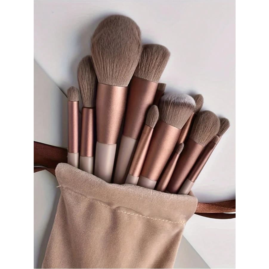 Kit 13 Pçs Pincéis De Maquiagem Contorno Kabuki Profissional--Bom qualidade