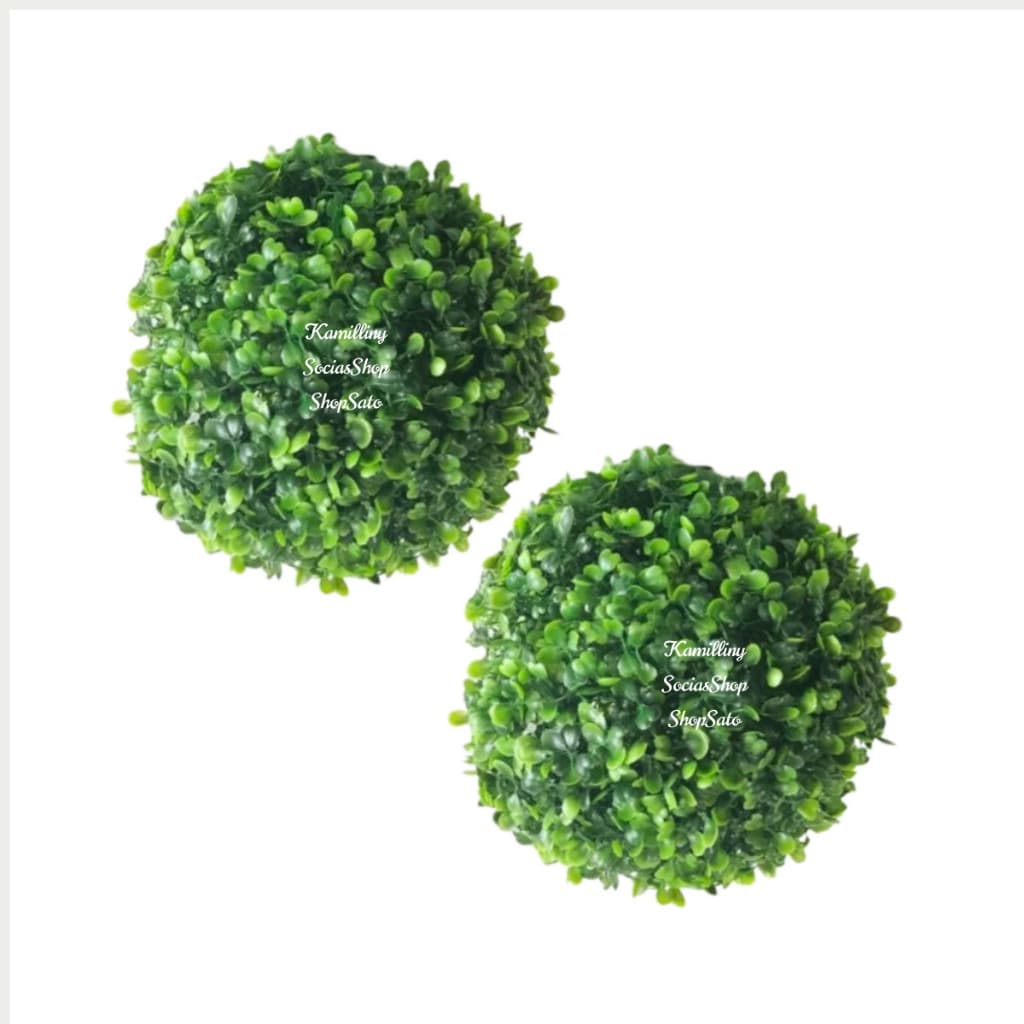 Kit 2 Unidades Buchinhos 13CM Grama Artificial Decoração Verde Enfente