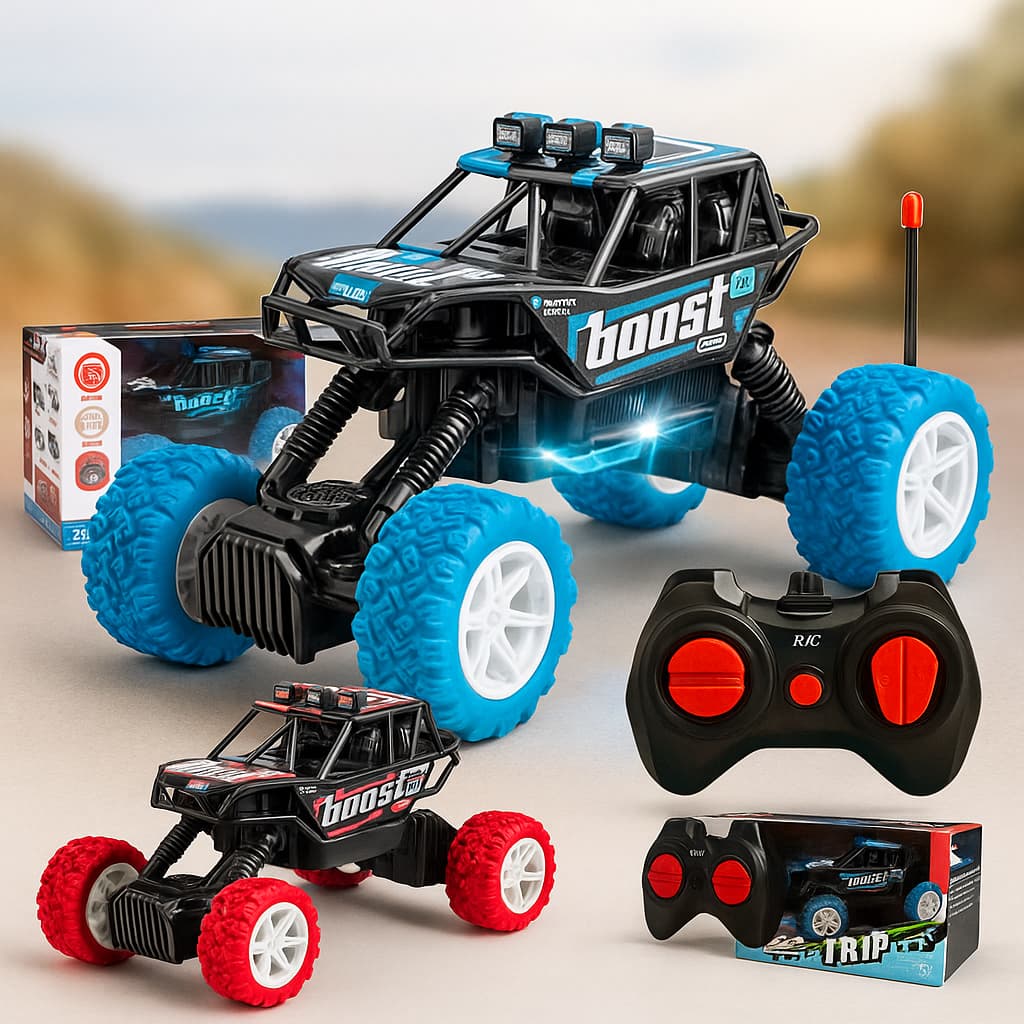 Brinquedo Carrinho Controle Remoto Pickup Jipe Off Road RC Buggy Monster Truck Jeep Baja