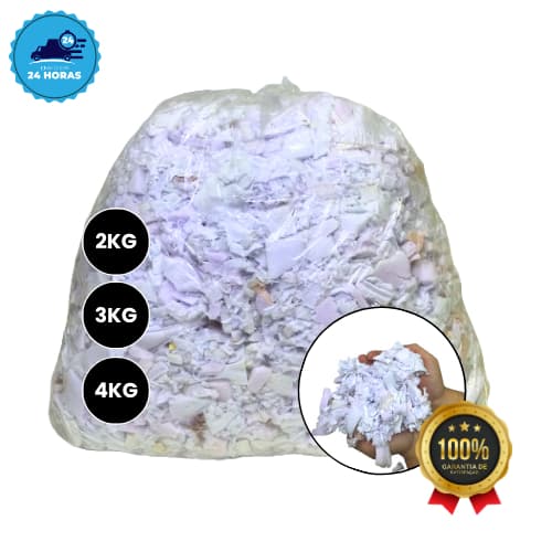 4kg Enchimento Espuma Branca para Puffs Almofadas Estofados Flocos Refil Macio Recheio Preenchimento Restauração Fofo