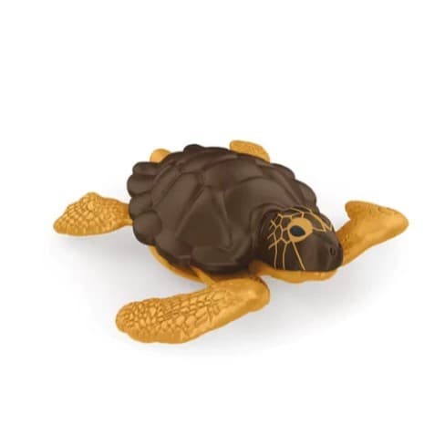 Kinder Ovo Coleção Natoons: Tartaruga Marrom