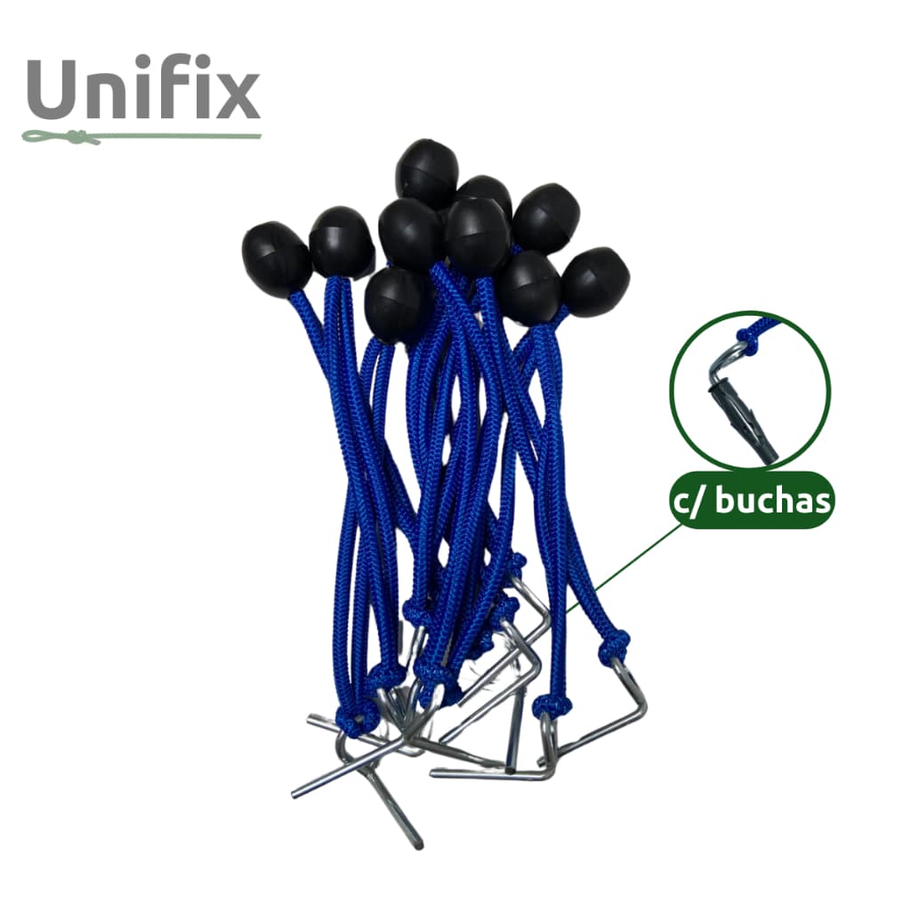 25 Elasticos Estica Lona de Piscina (Cordinha Elástica para Lona de Piscina, segurança e limpeza)