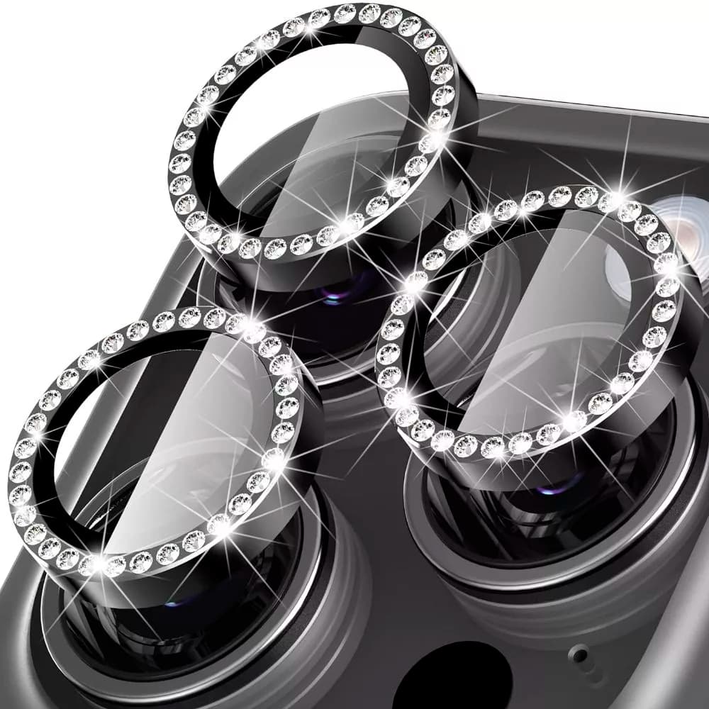 (A) Película De Lente De Câmera Com Brilho De Vidro Para iPhone 13/12/11 Pro MAX/12mini