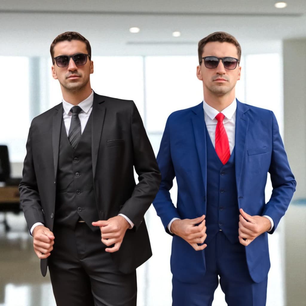 Terno Masculino Completo Microfibra Slim Calça Paletó Colete + Capa e Cabide Executivo Casamento Casual