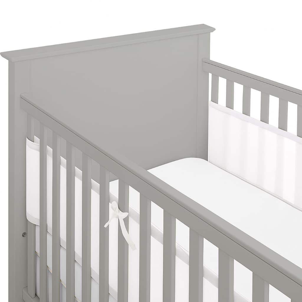 Tela De Proteção Para Berço Americano Na Cor Branco