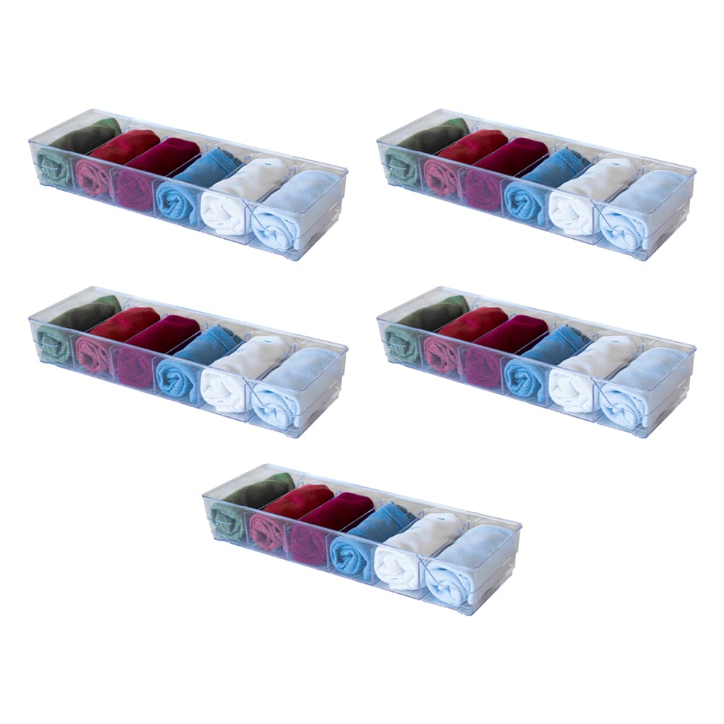 5 Colmeia Organizadora Para Gavetas Em Acrílico Organizador De Calcinhas Meia P Guarda Roupas Bebe