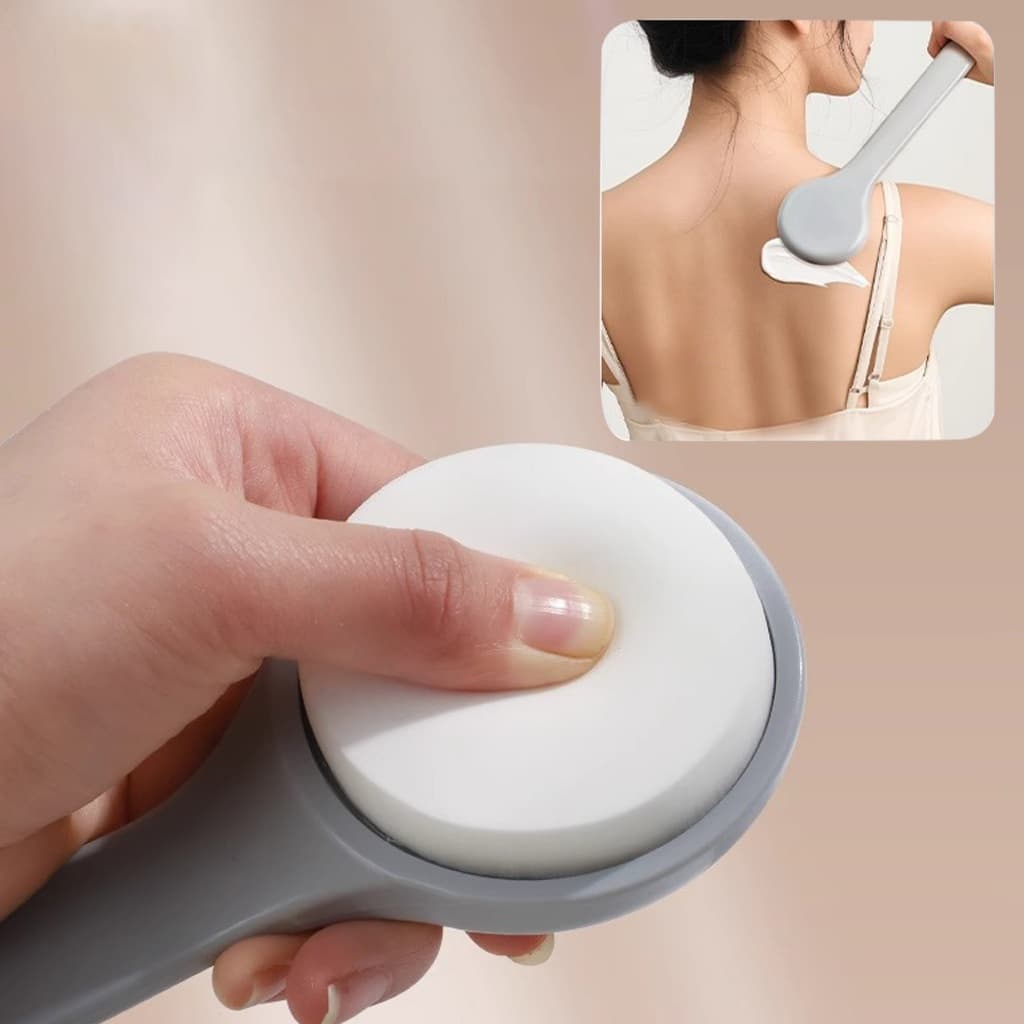 Escova Esponja Banho Macio Com Cabo Suave Lavar Limpa Limpeza Costas