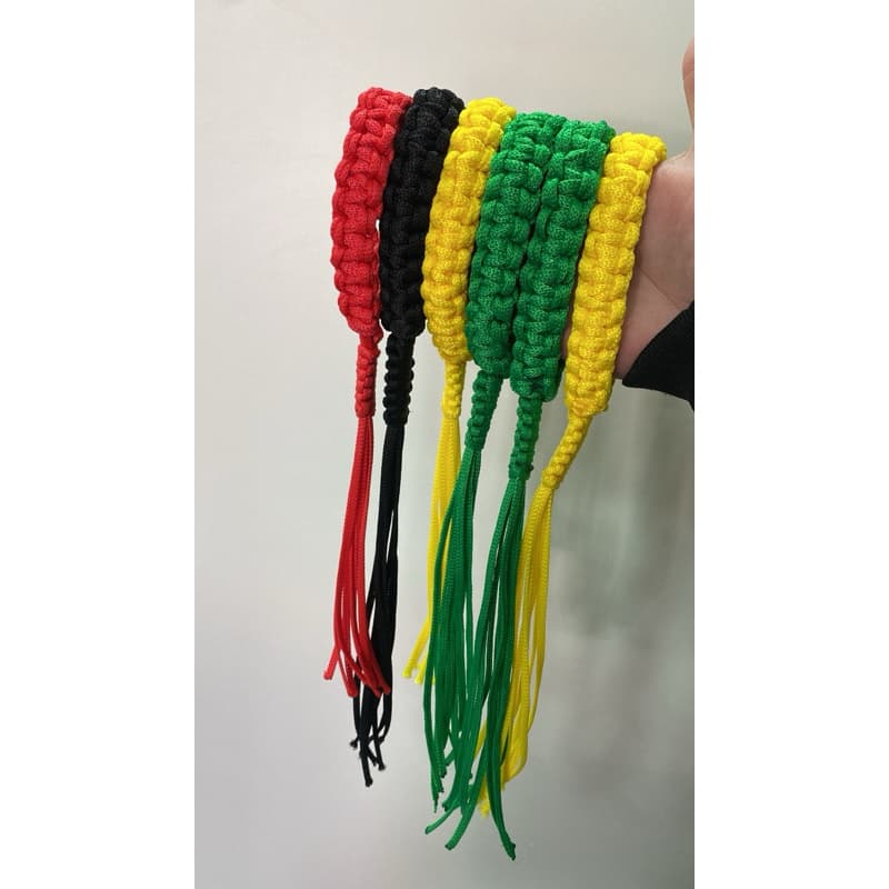 Prajied/Kruang Graduação Muay Thai Fio Tailândes Amarelo Verde Preto