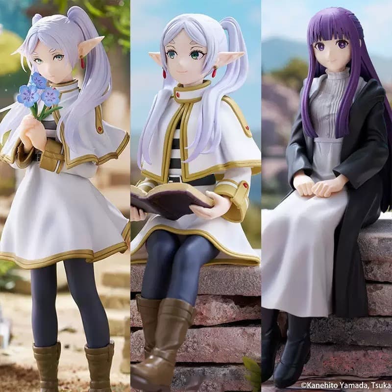 Figuras de Ação Frieren e a Jornada para o Além  Bonecos de Ação  Decoração Anime Miniatura Frieren