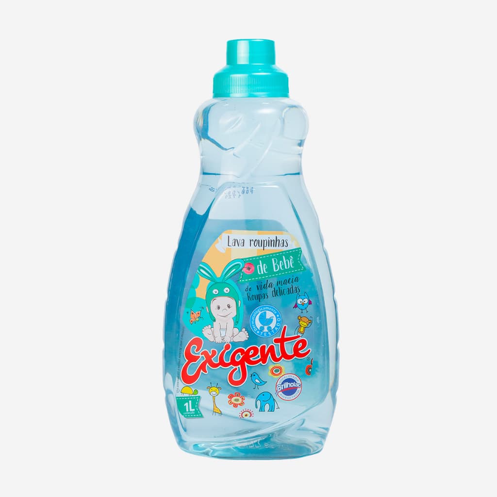 Lava Roupas de Bebê Exigente 1l Sabão Liquido para Roupas de Bebê