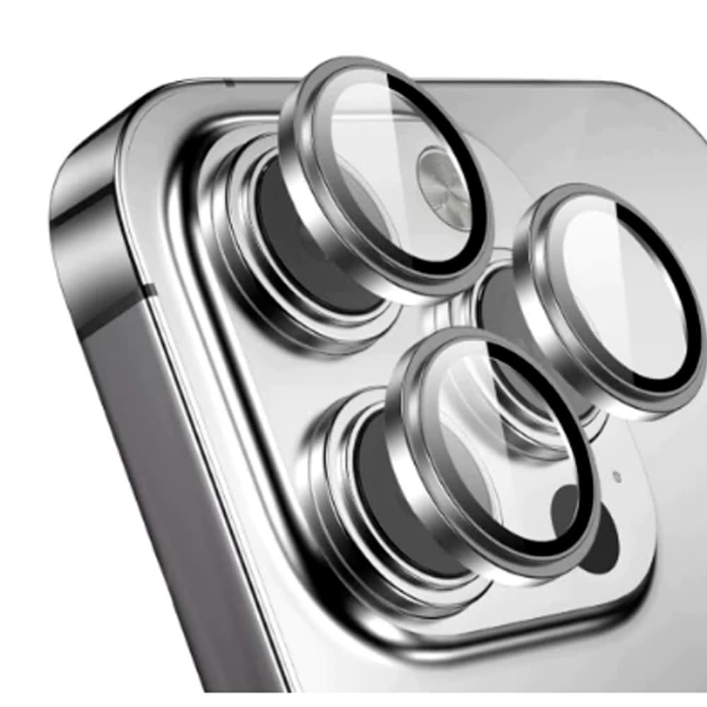 Kit Película De Lente De Câmera Colorida Lisa De Vidro Para iPhone 14 /14  Plus/14 Pro Max/15/15 Plus/15 Pro/15 Pro Max