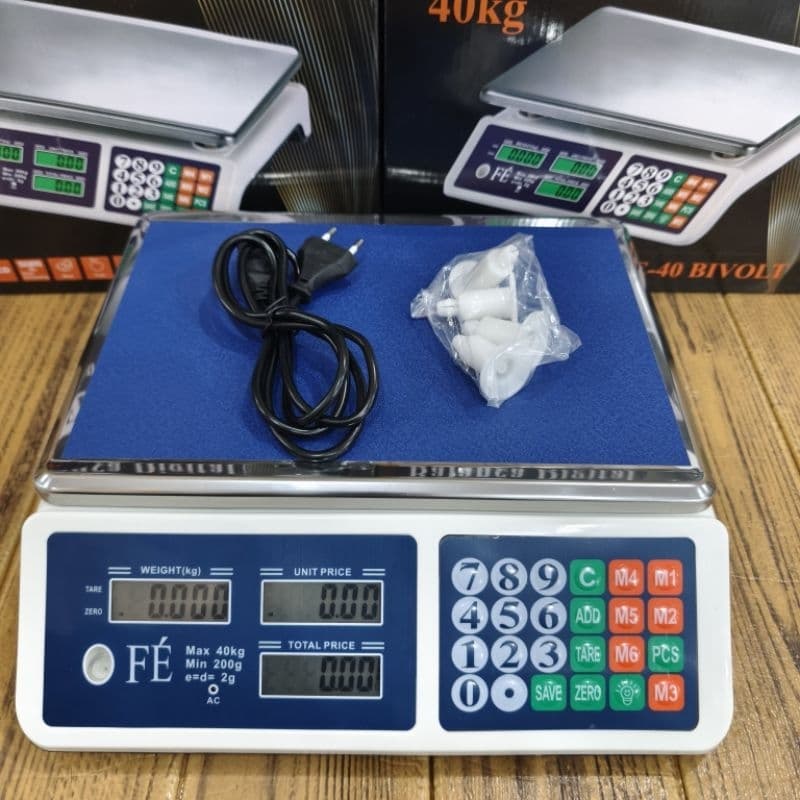 Balança Digital 40 kilos Eletrônica de mercado 110v/220v Bivolt top