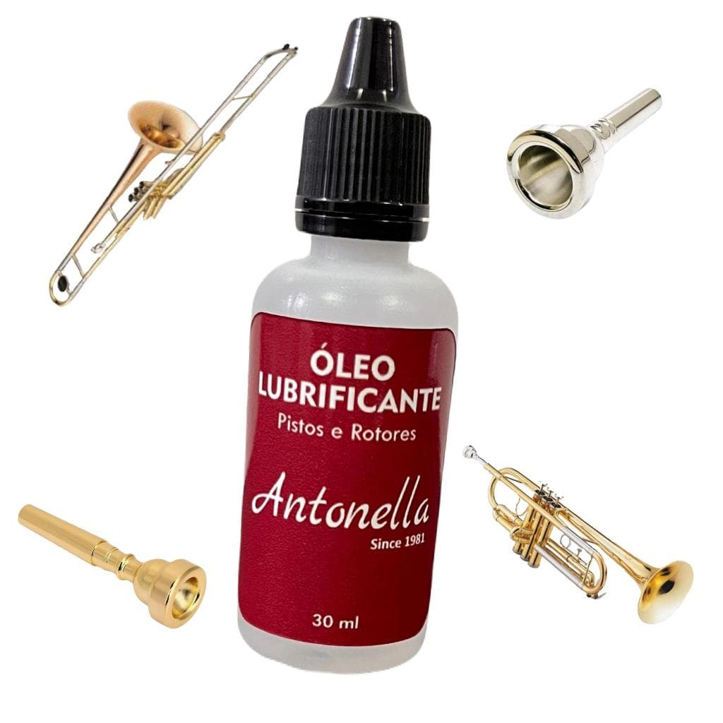 Òleo Lubrificante para Pistos de Trompete Bombardino Bombardão Tuba