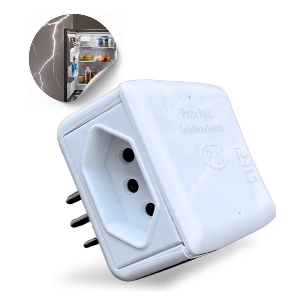 Protetor com Temporizador para Geladeira e Freezer Proteção Avançada Contra Queima e Quedas 127V