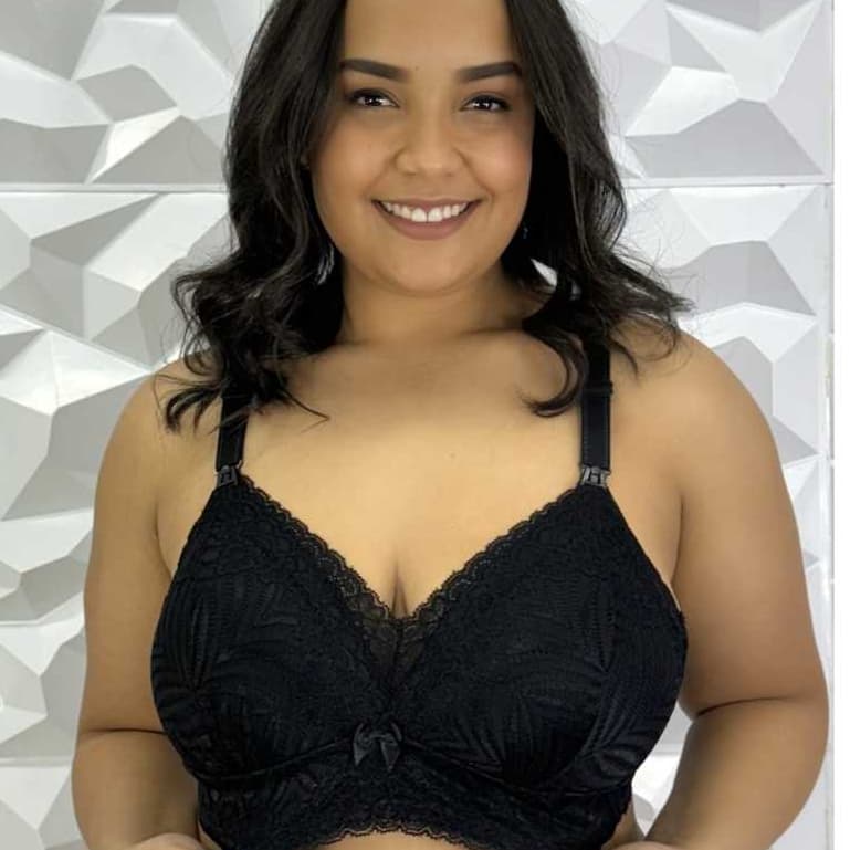 Sutiã Amamentação Plus Size com Bojo Soft e Alça Reforçada – Conforto Sem Aro