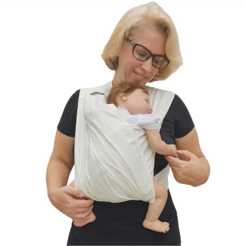 WrapSling de Vestir - FastSling de Vestir PiêPaô Sling Marfim/Creme