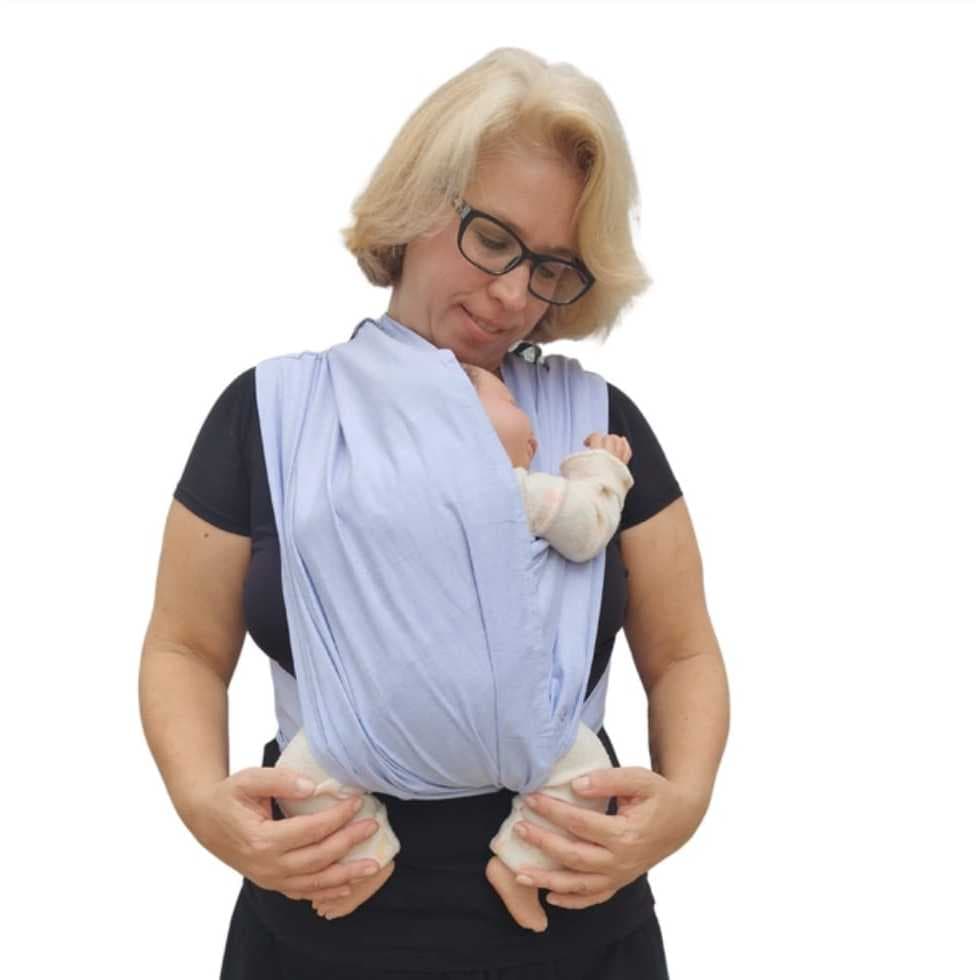 WrapSling de Vestir - FastSling de Vestir baby Sling PiêPaô Jeans