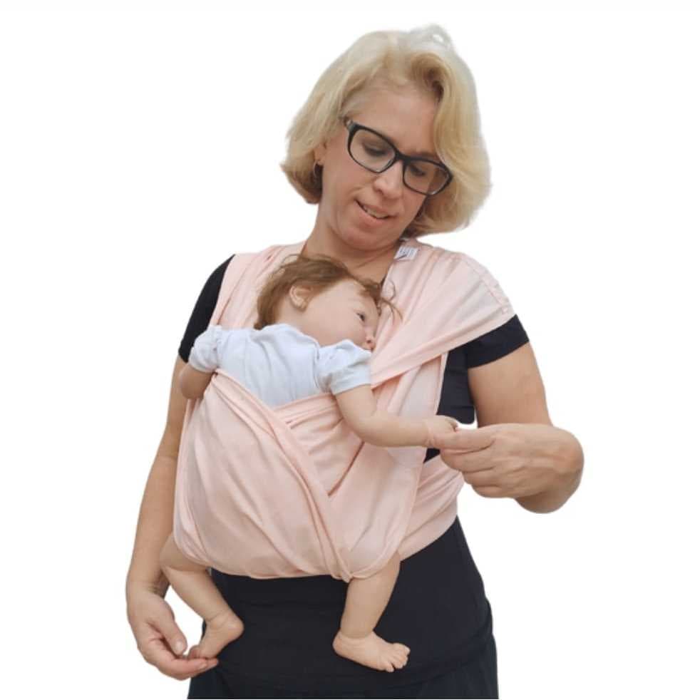 Wrap sling de Vestir - FastSling de Vestir PiêPaô Sling Rosê