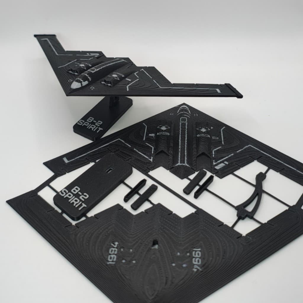 Kit de Montagem avião B-2 Spirit – Bombardeiro B2 Spirt miniatura Colecionavel