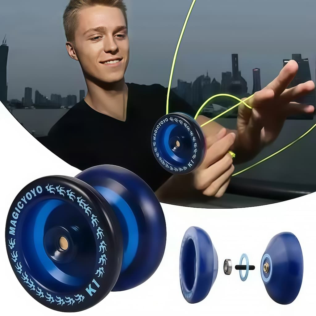 Yoyo K1 Yo-Yo profissional ABS Yoyo com rolamento e bola de amarração giratória⚡entrega rápida⚡