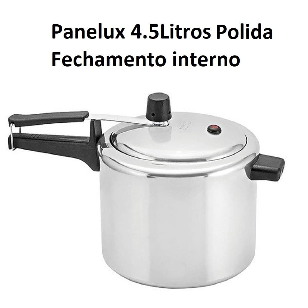 Panela De Pressão 4,5litros Panelux Linha Classic Fechamento Interno - A Mais Vendida do Brasil