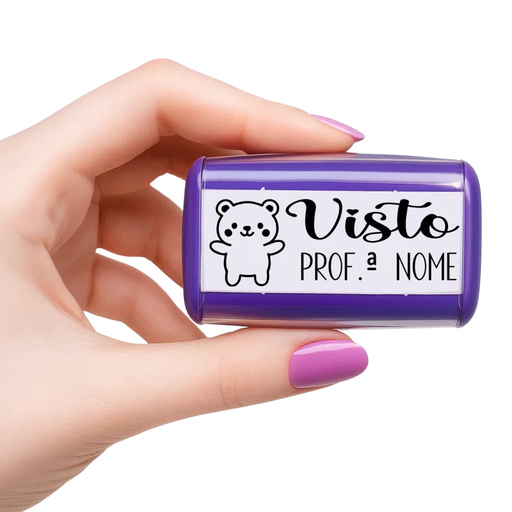 Carimbo Personalizado Visto | Carimbo para professores | Carimbo Educativo