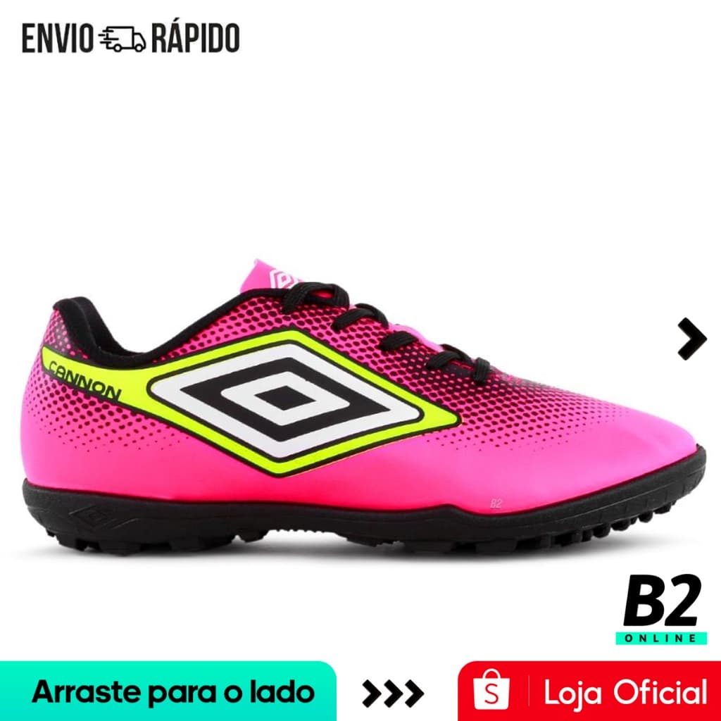 Chuteira Society Umbro Cannon Jr Infantil 100% Original Com Nota Fiscal e Garantia