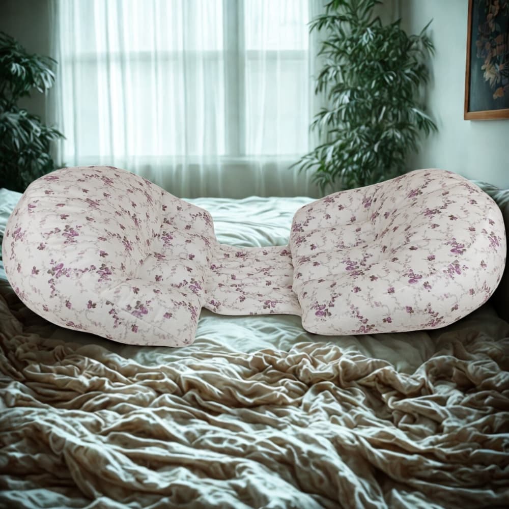 Almofada Gestante Ajustável Relaxante Anatômico Conforto De Veludo Alivio Sono Travesseiro Sem Dor