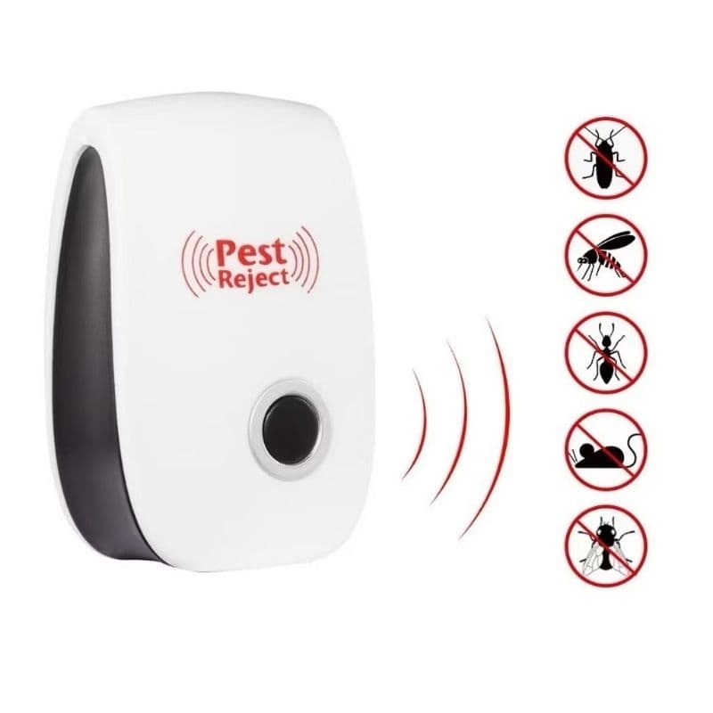 Repelente Eletrônico Ultrassônico Moscas/Pernilongo/Barata Bivolt