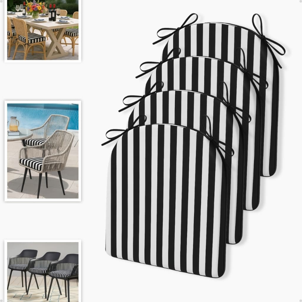 Almofada Para Assento De Cadeira em Aquablock Acquatech Hidro-repelente Jardim Piscina