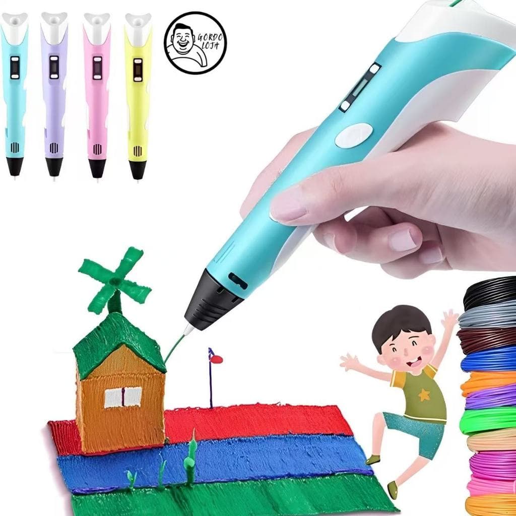Caneta Impressora 3d Com Garantia Produto Lacrado + Refil
