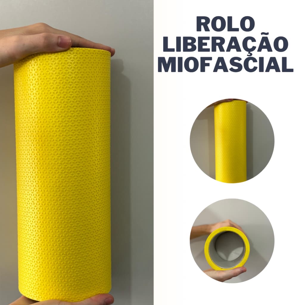 ROLO DE MASSAGEM MIOFASCIAL 30X12 EVA PILATES IOGA
