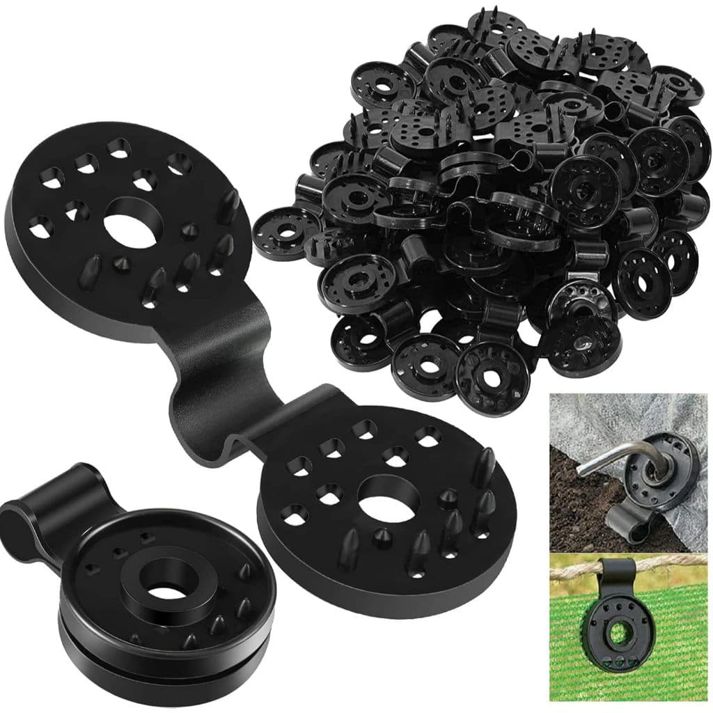 50 Clips Fixação de Sombrite Tela de Proteção Sombra Agroclip Lona Estufa Jardim Garagem Prendedor