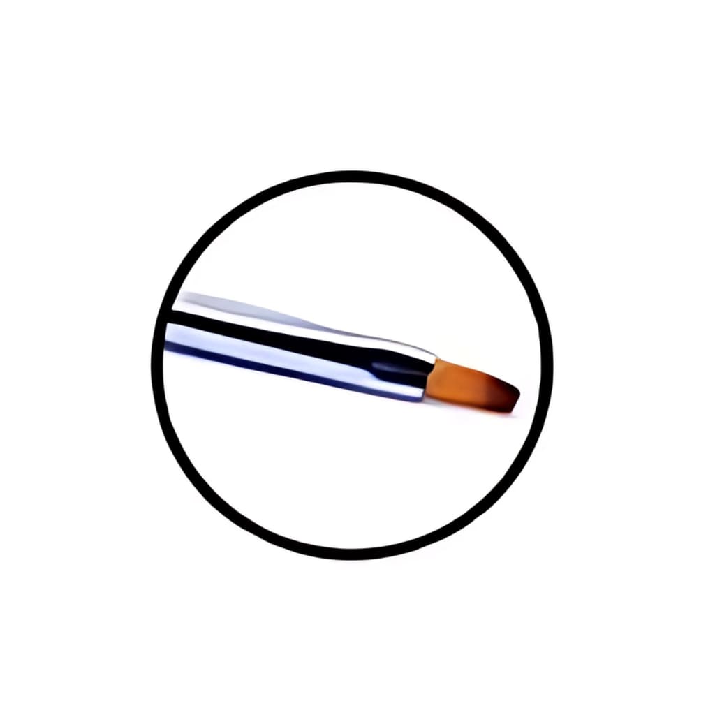 Pincel Profissional Rosê Gel Porcelana Acrílico – Cerdas de Precisão