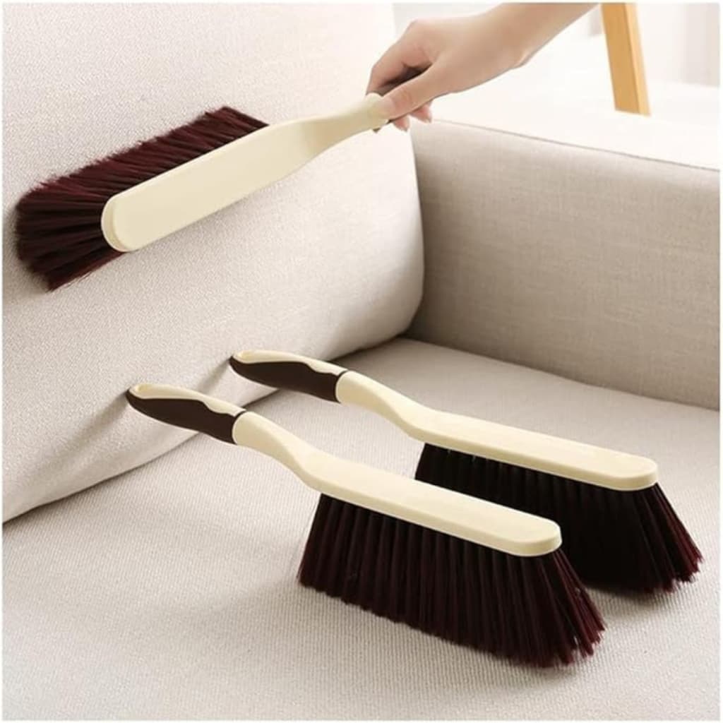 Escova de limpeza de cerdas macias multifuncionais domésticas, sofá, cama, assento de carro