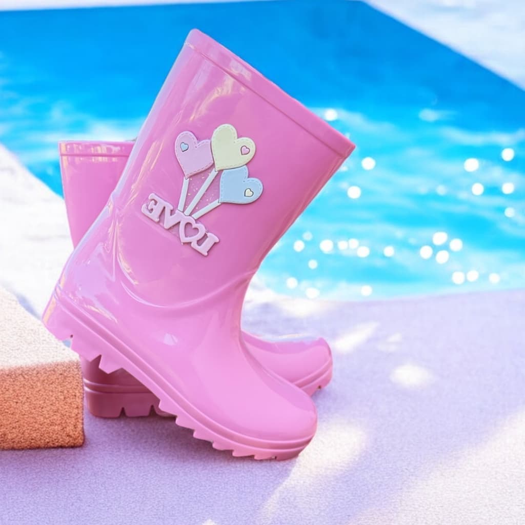 Bota Infantil Menina Galocha Impermeável Feminina