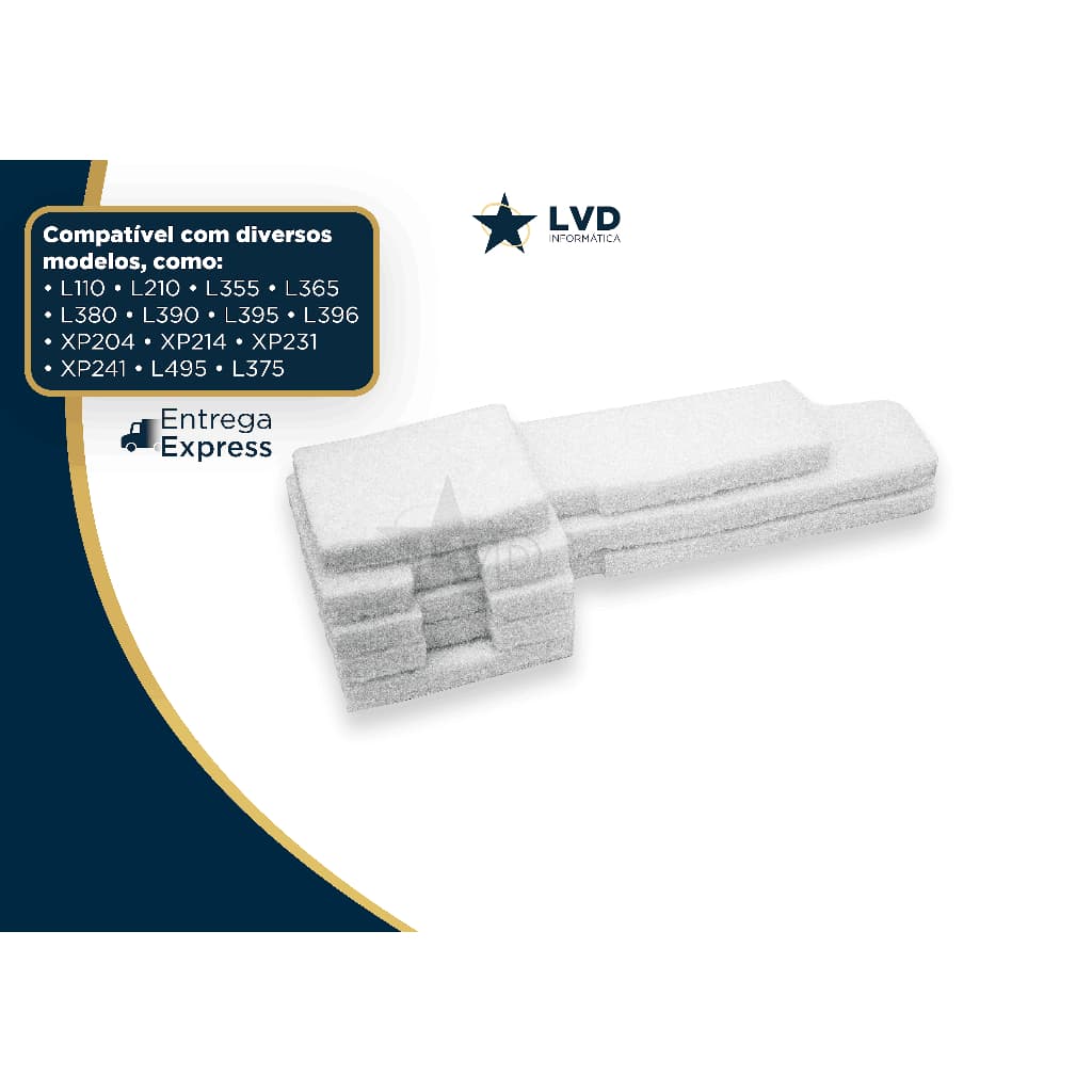 Almofada Esponja Feltro Epson L355 L365 L380 L395 L495 (SEM CAIXA, SOMENTE O FELTRO)