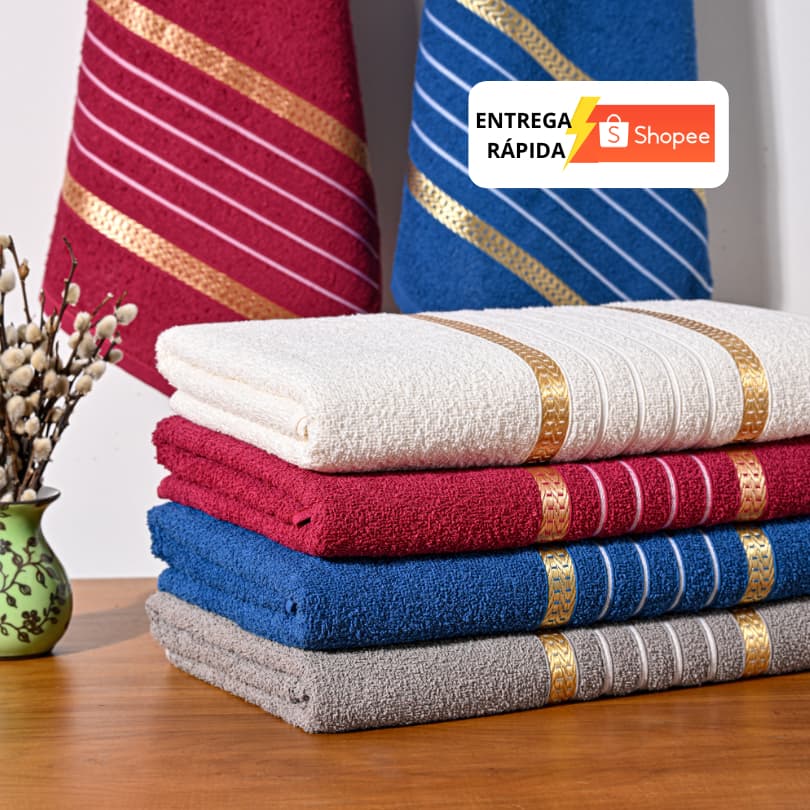 Toalha banho Banhão Felpuda Luxo Laune Haus Gigante 135cm x 70cm 100% Algodão