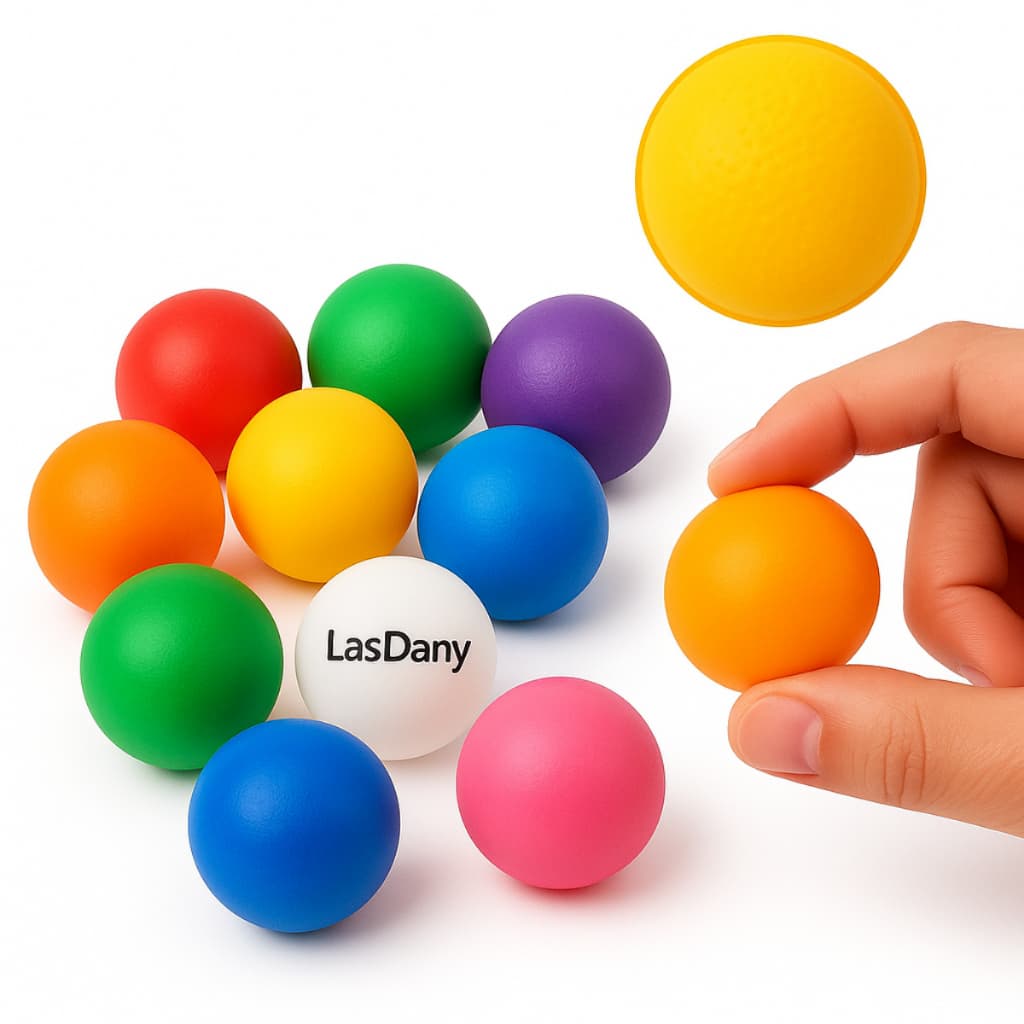 Kit-10 Bolas Bolinhas De Ping Pong Pacote Artesanato Basica Esporte