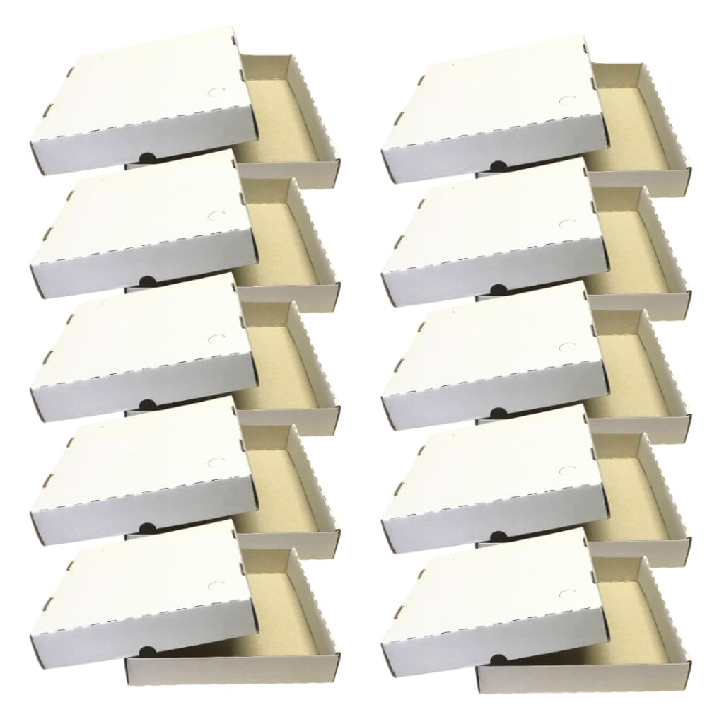 Caixa Para Doces e Salgados Quadrada - Kits com 10 unidades (10 tampas e 10 fundos)