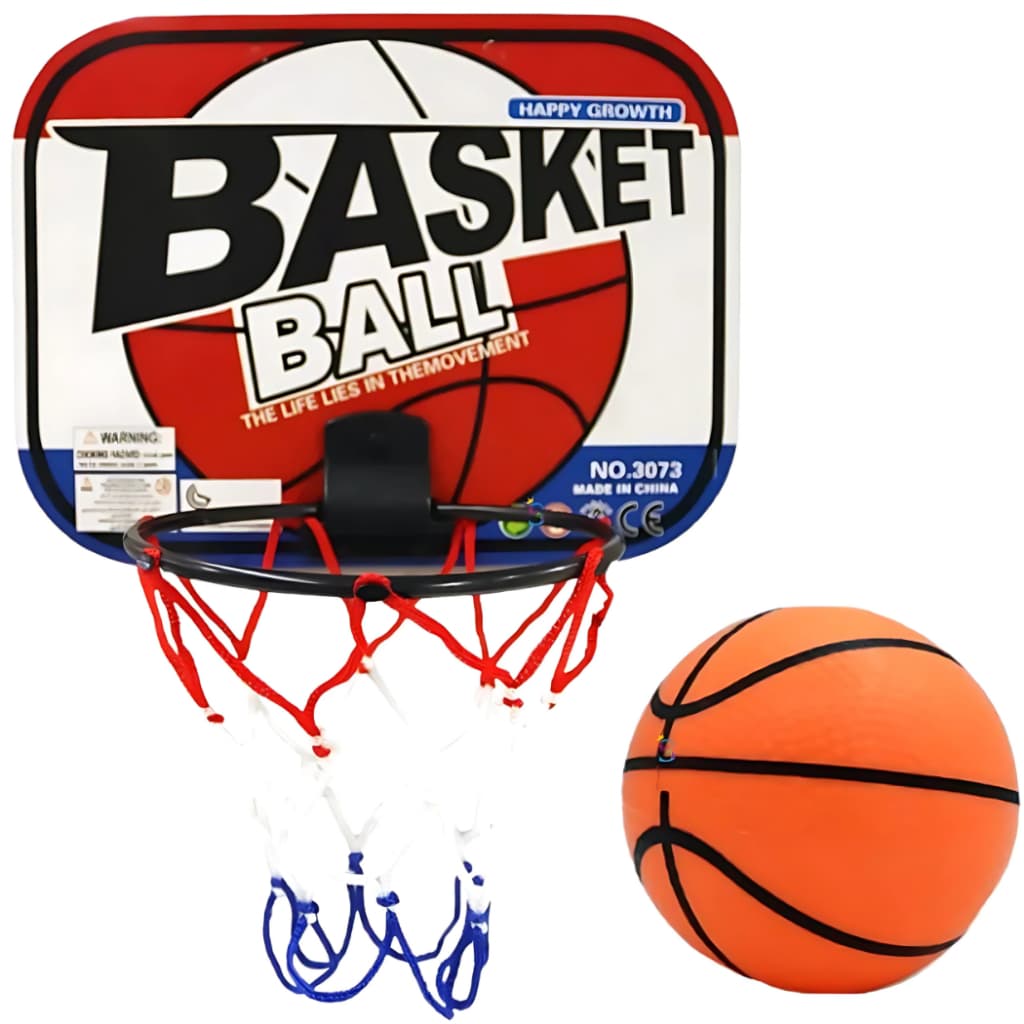 Cesta De Basquete Infantil Mini Tabela Brinquedo Com Bola